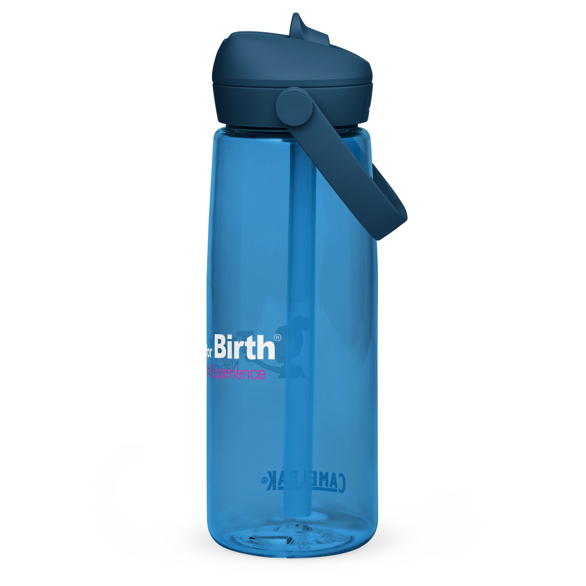Train for Birth® 25oz CamelBak Thrive® Flip Straw Oxford Blue Water Bottle product image (2)