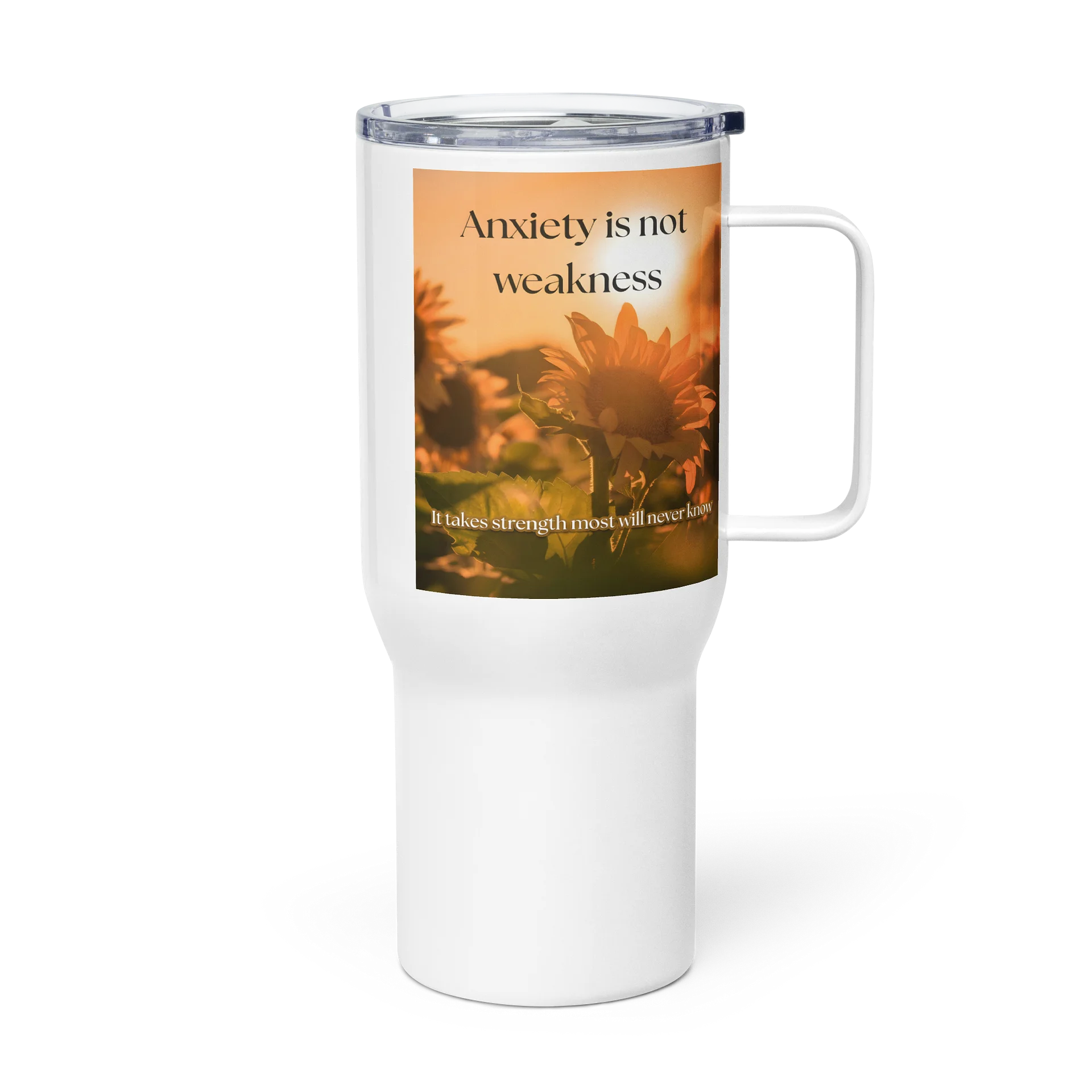 Mind Matter- Anxiety Takes Strength -Travel Mug product image (4)