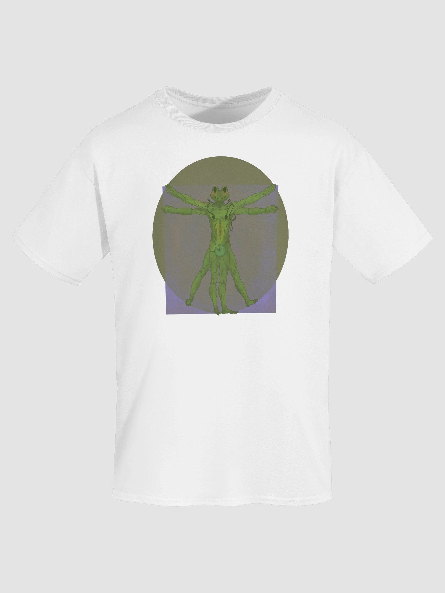 Virtruvian Frog Tee LIGHT product image (7)