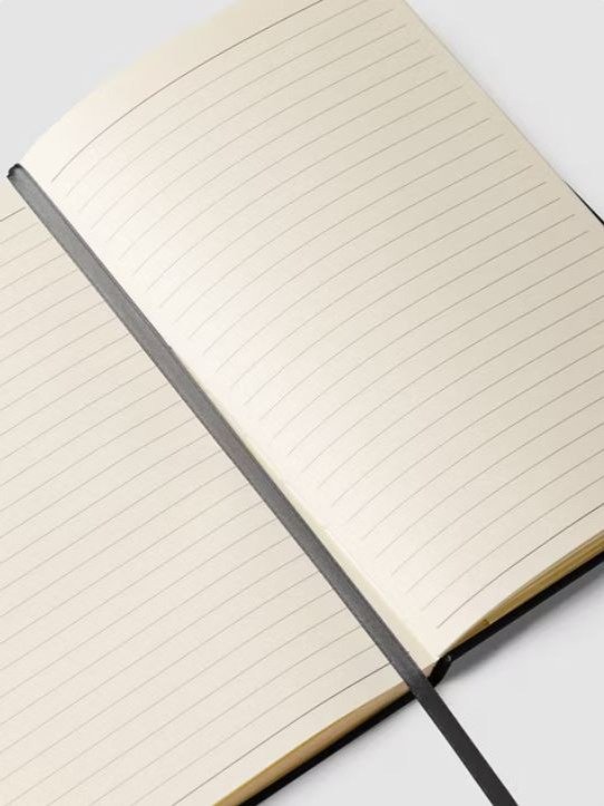 Hardcover Bound Notebook | JournalBook® - BLACK WATER product image (6)