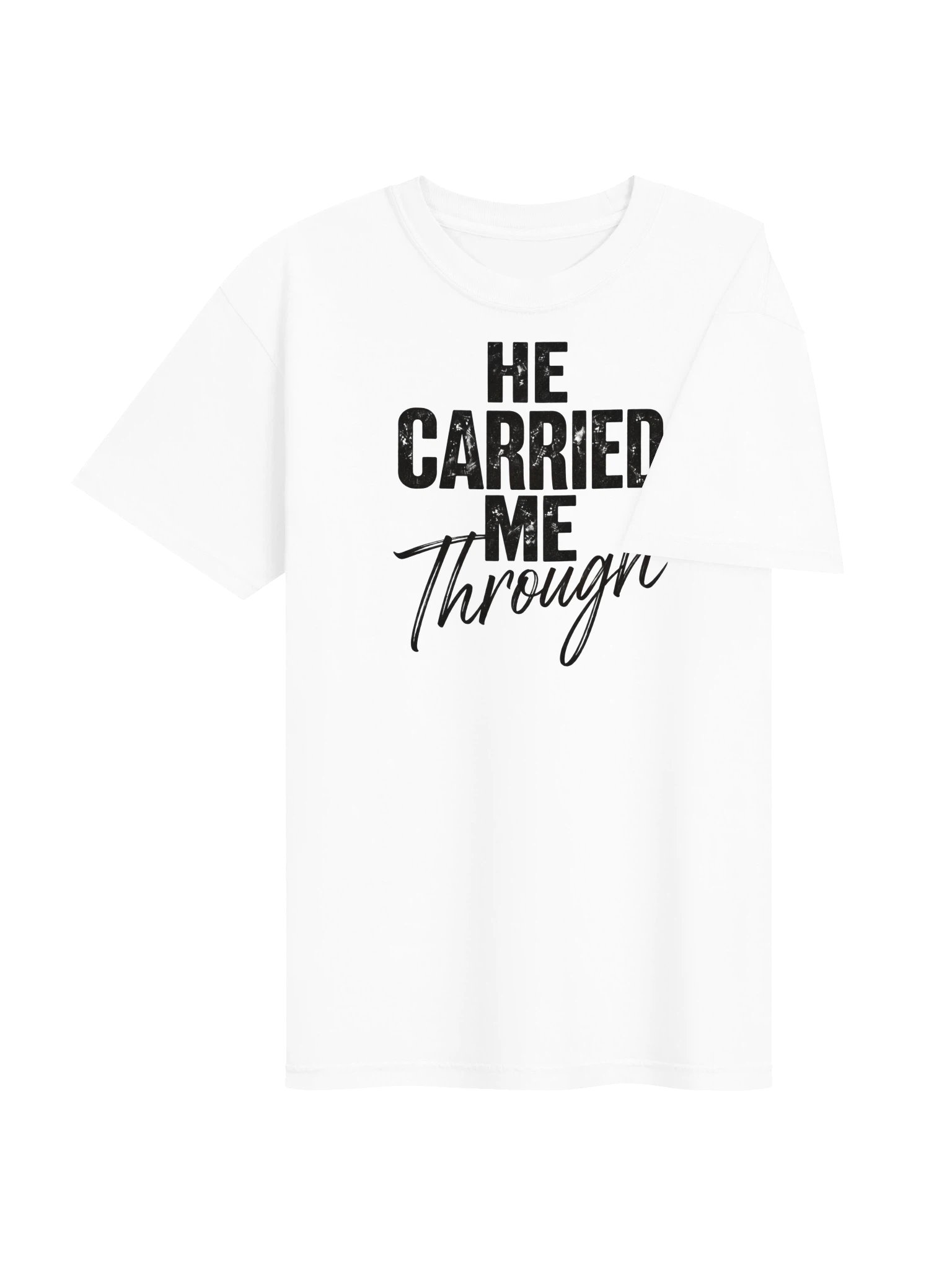 Joshua Clark He Carried Me Through Heavyweight T-Shirt product image (31)