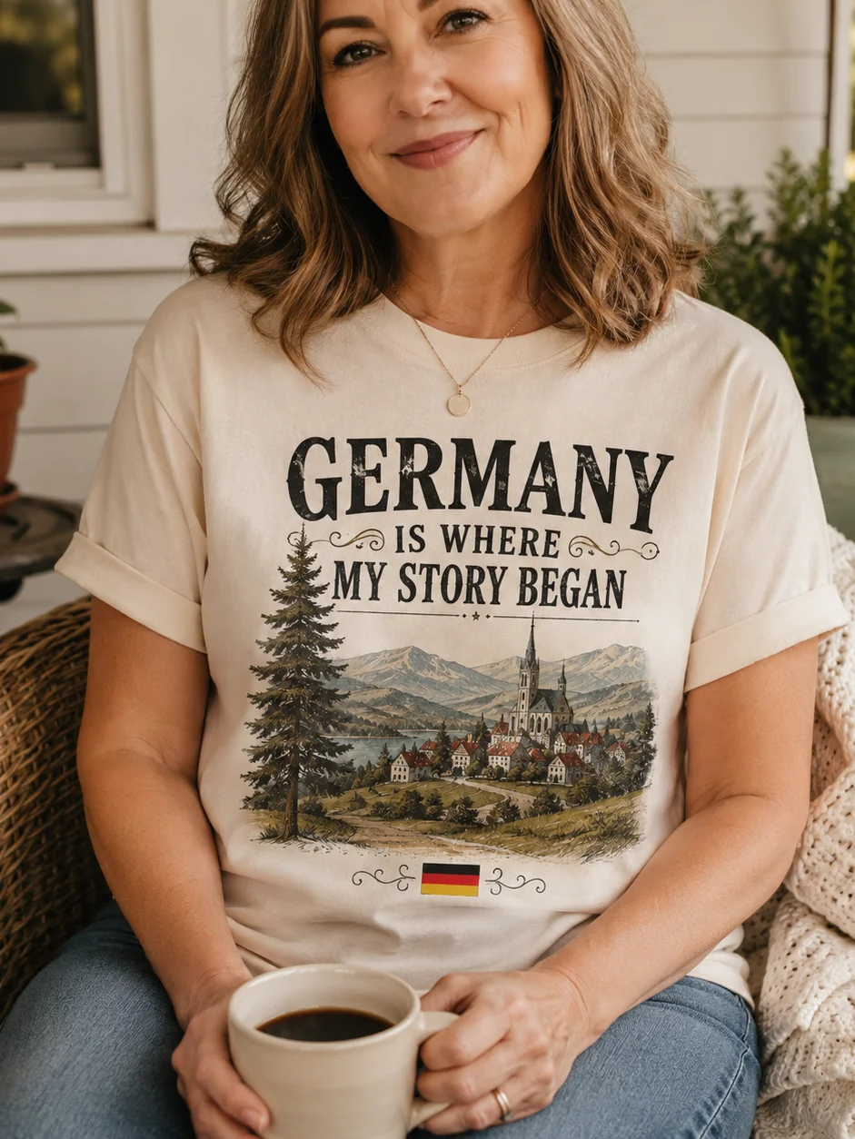 Germany Is Where My Story Began Vintage T-Shirt product image (2)