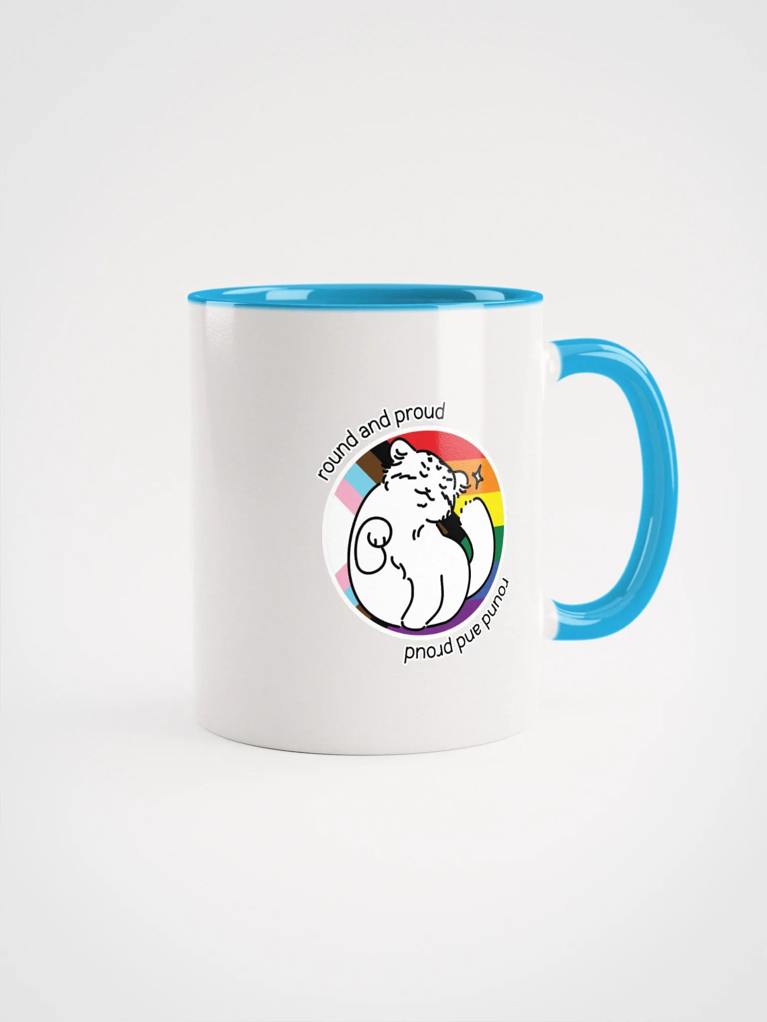 Round and Proud Manul Pride Version - Mug product image (14)