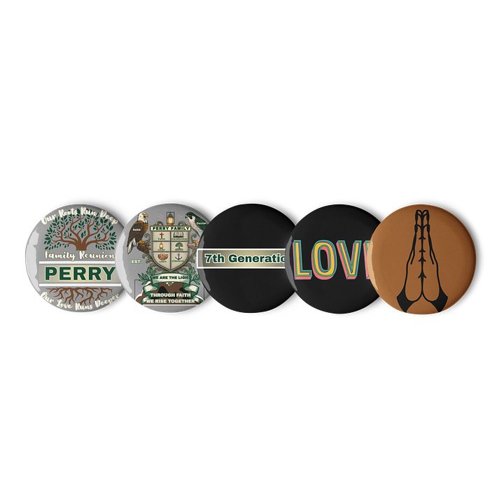 Pin Buttons for 7th Generation Perry Family Reunion 2026 | Legacy Edition product image (1)