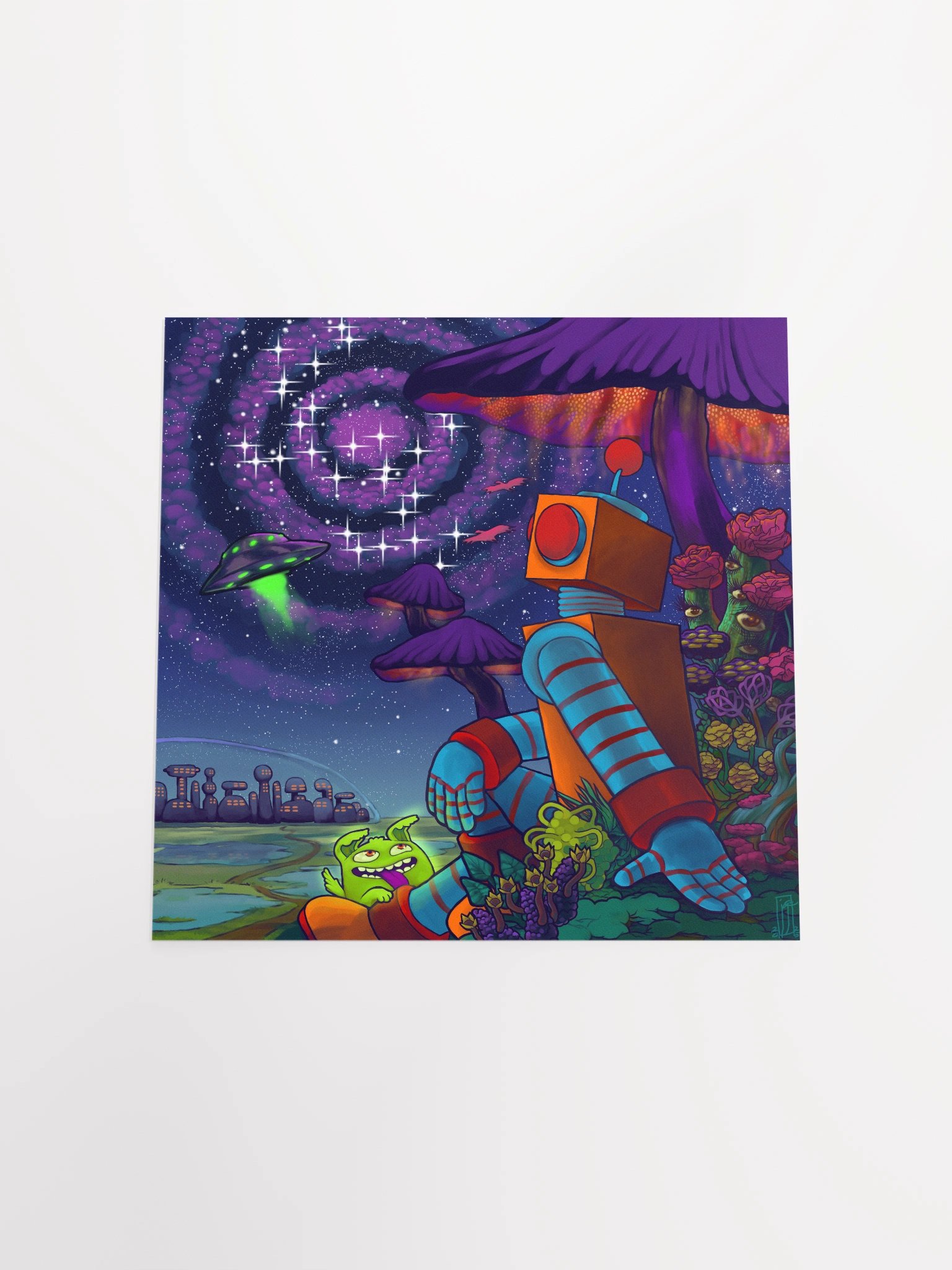 Return to Xenon-74 - Textless - Matte Poster Print product image (4)