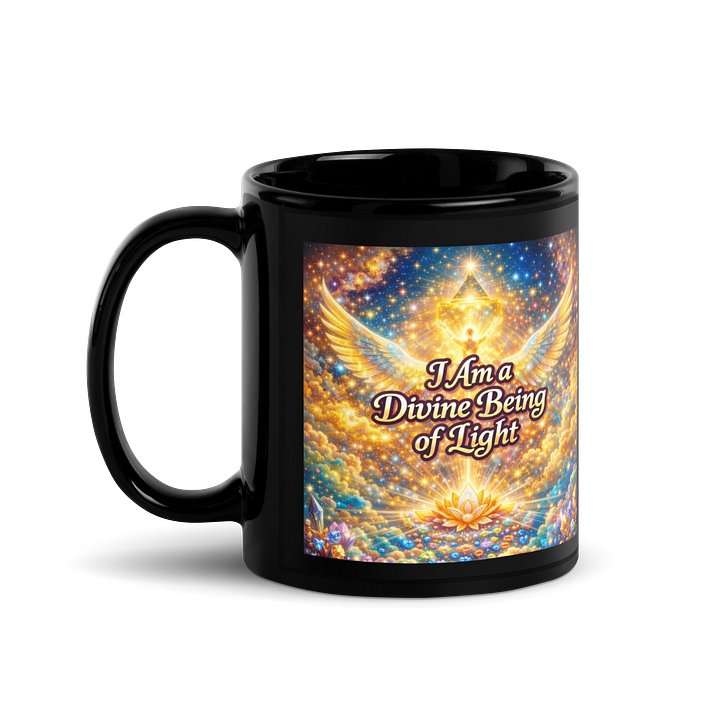 Divine Being of Light Affirmation - Black Mug product image (1)