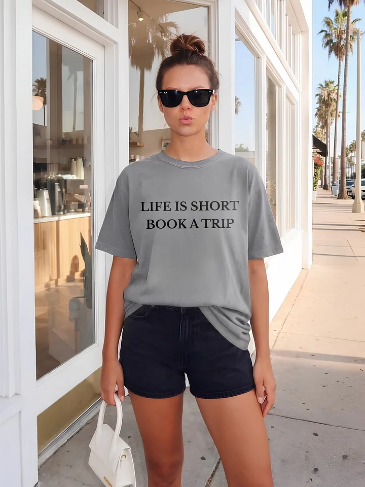 Life Is Short Book A Trip T-shirt product image (1)
