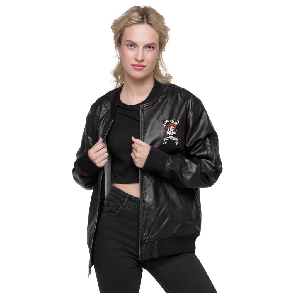 She's a Cancer - Faux Leather Jacket product image (2)