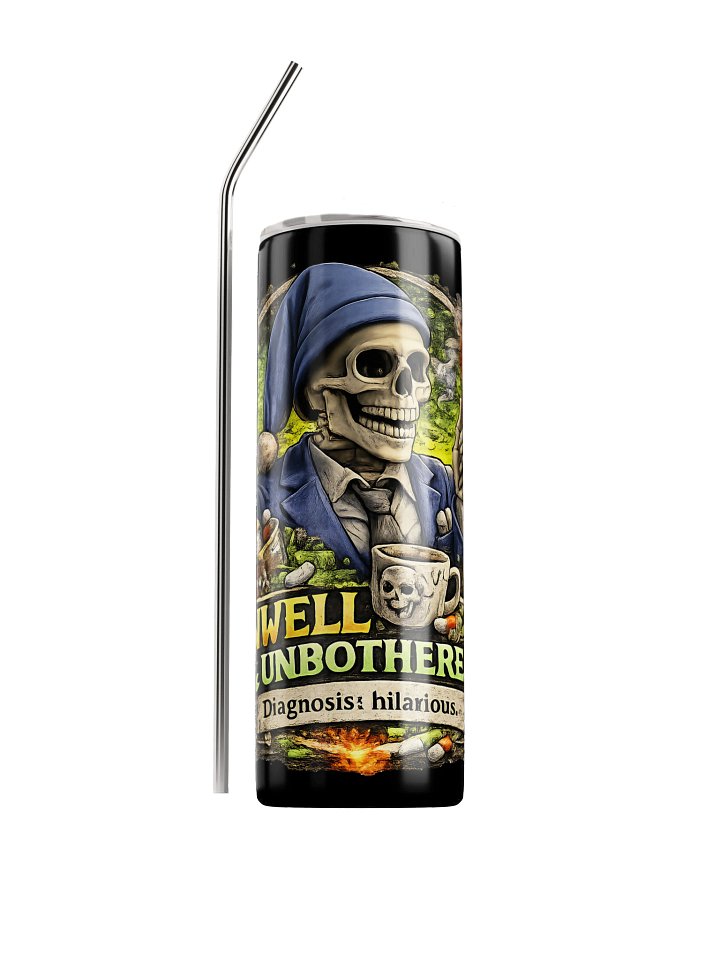 ''Unwell & Unbothered'' Stainless Steel Tumbler product image (1)