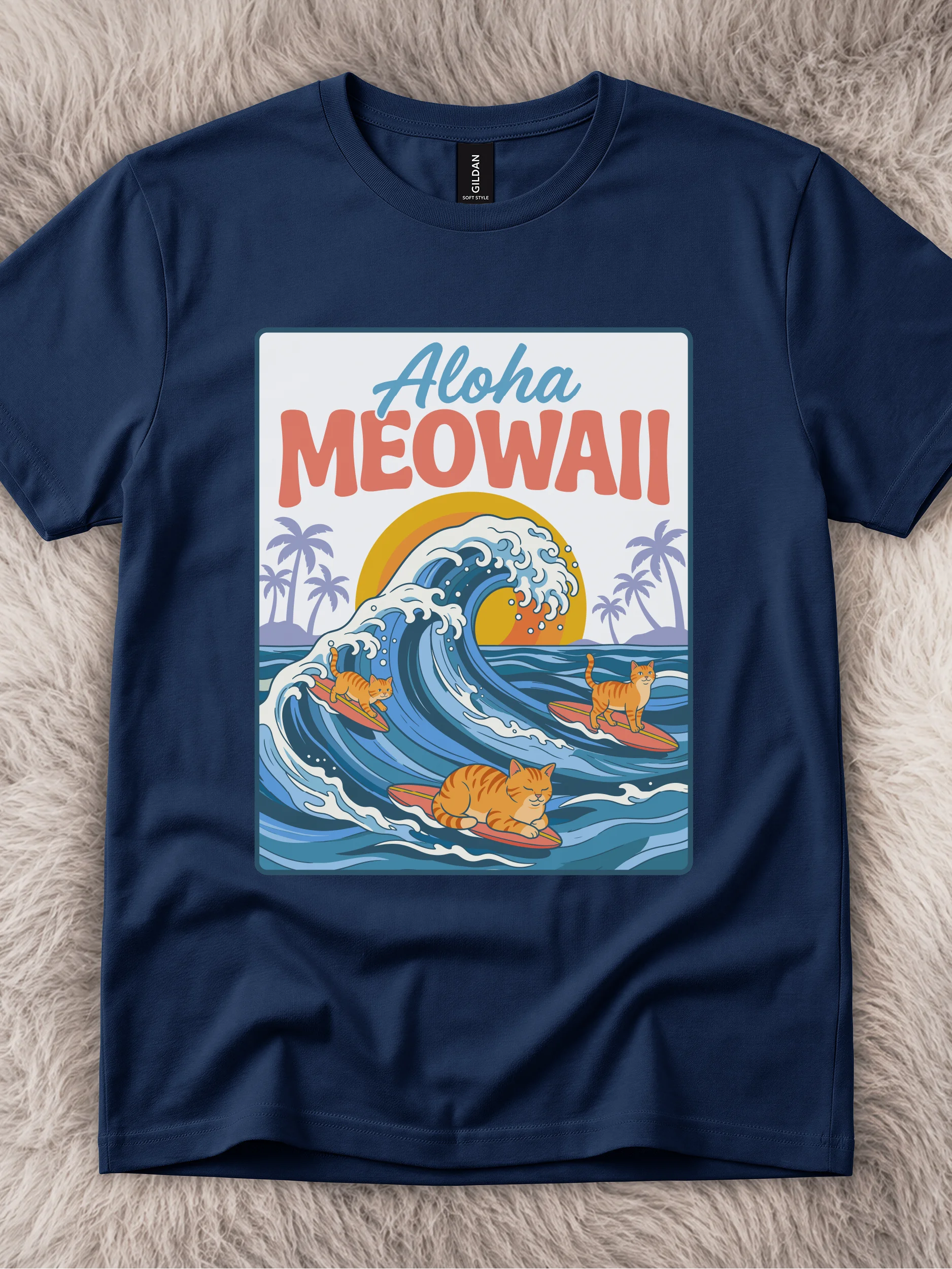 Aloha Meowaii Tee product image (1)