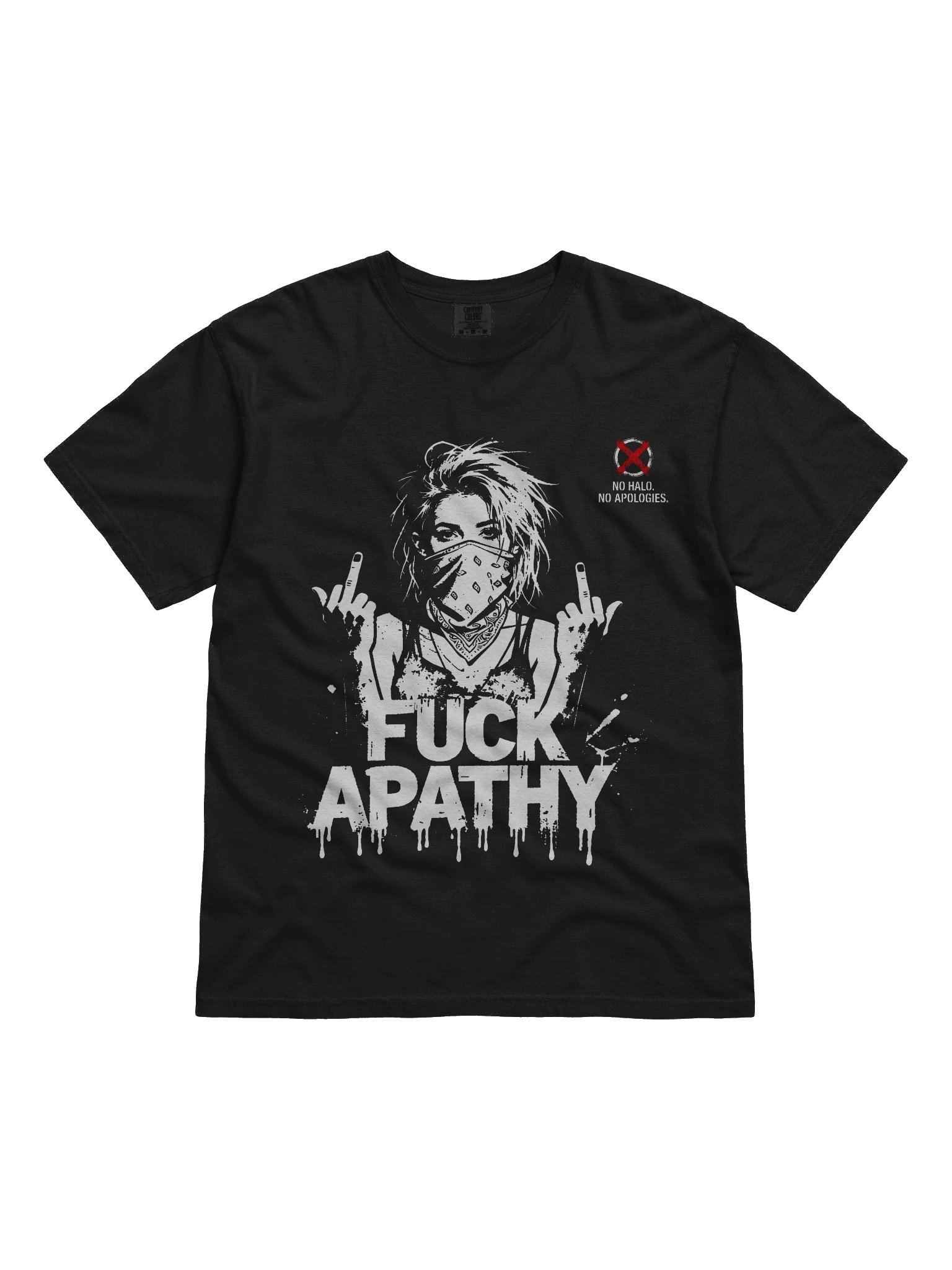 "Fuck Apathy" // Heavyweight Vintage Tee product image (4)