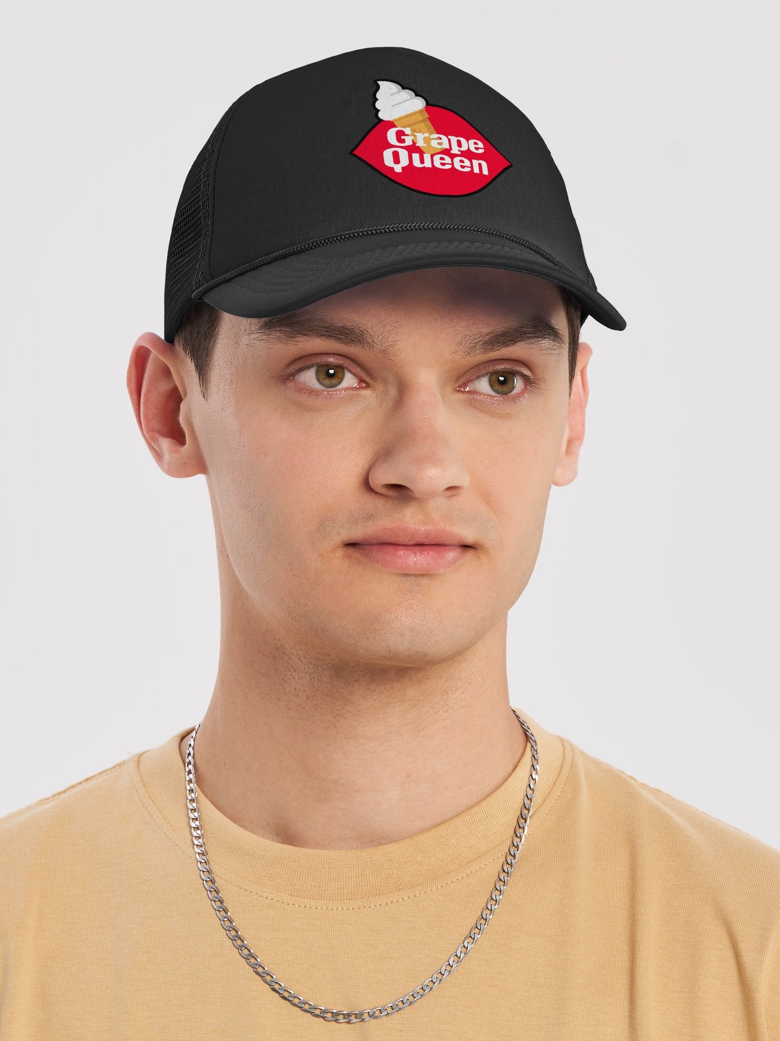 Grape Queen Foam Trucker Hat product image (10)