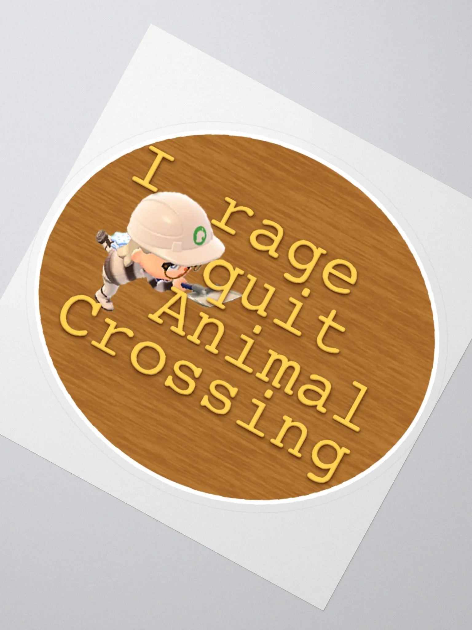 Waterscaping Rage Quit Sticker product image (2)