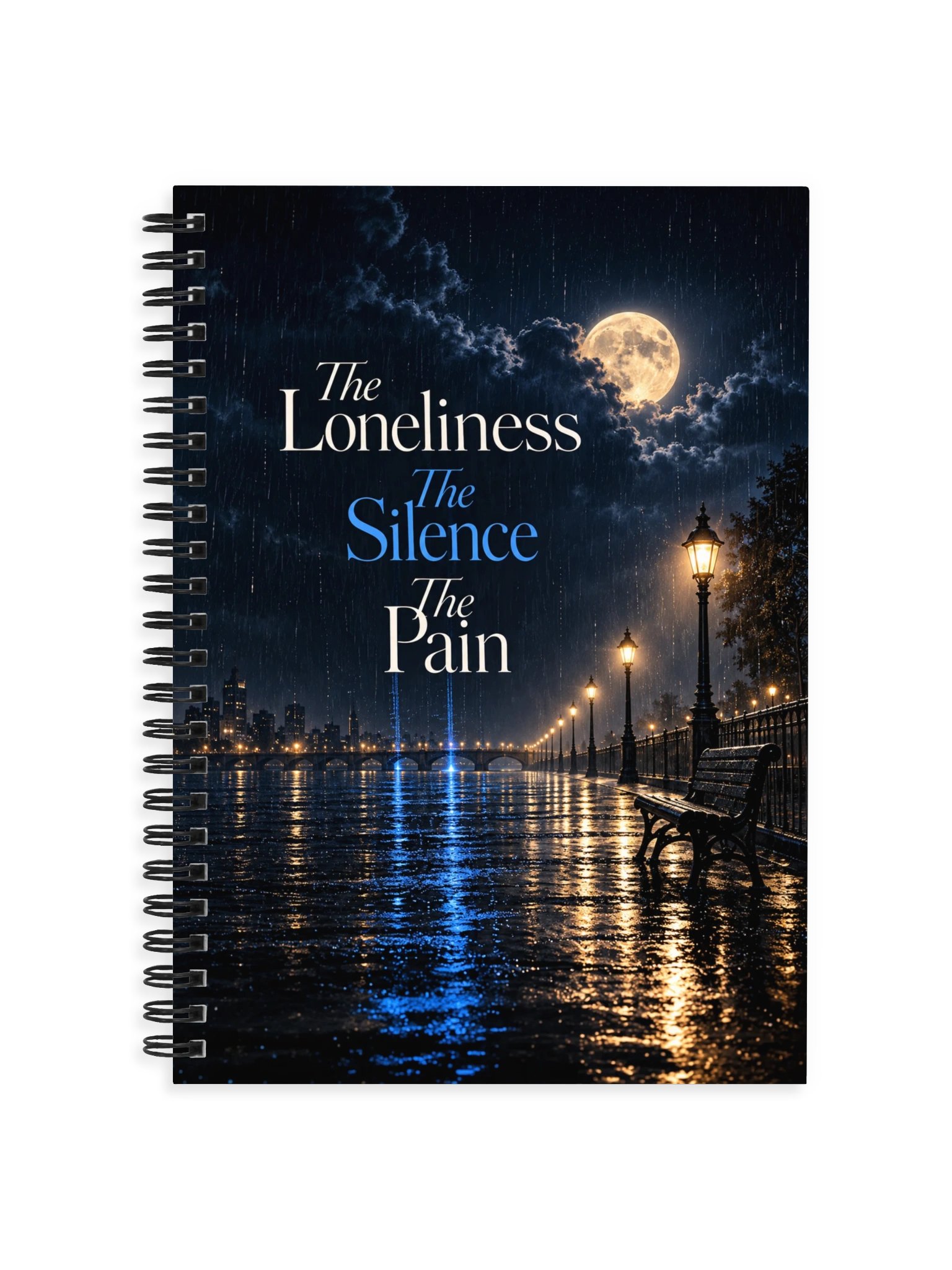 The Loneliness. The Silence. The Pain. — Eternal Love Notebook product image (1)
