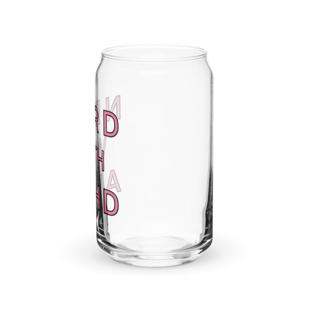 Nerd With ADHD Can-Shaped Glass product image (7)