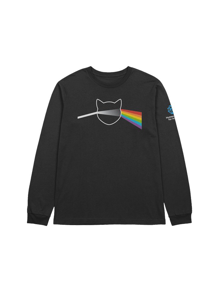 Dark side rainbow - Long sleeve tee product image (1)