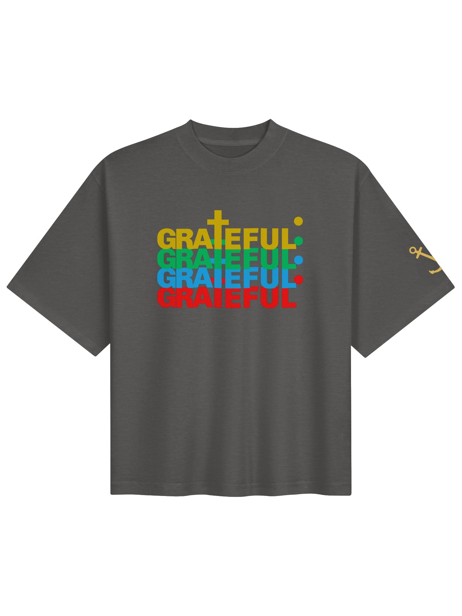 Grateful Oversized Tee (Black) product image (1)