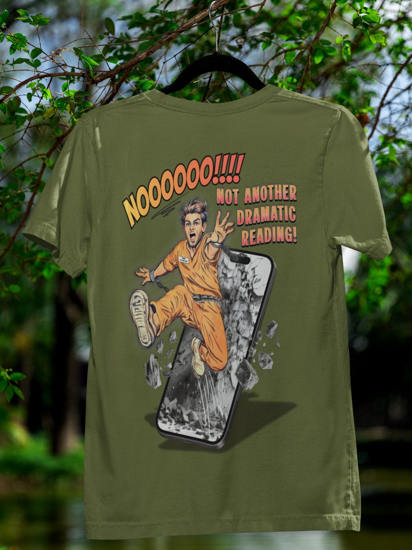Not Another Dramatic Reading Funny Graphic T Shirt product image (47)