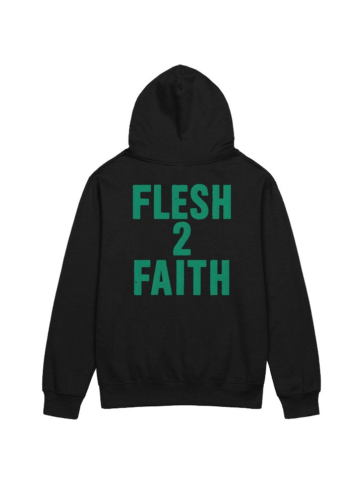 From Flesh 2 Faith — Logo Hoodie (Green) product image (2)