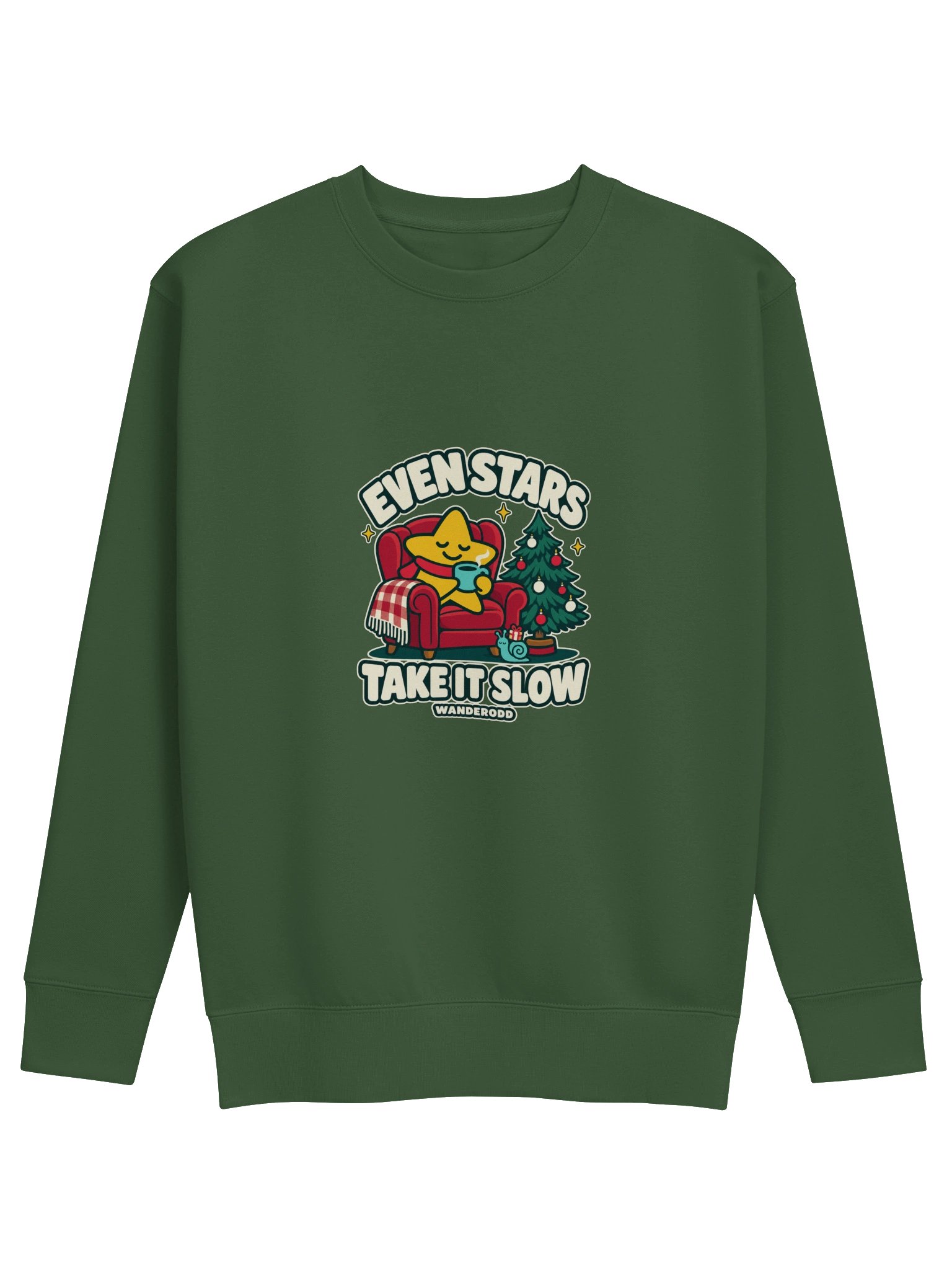 Christmas Star Sweatshirt – Take It Slow | WanderOdd product image (32)