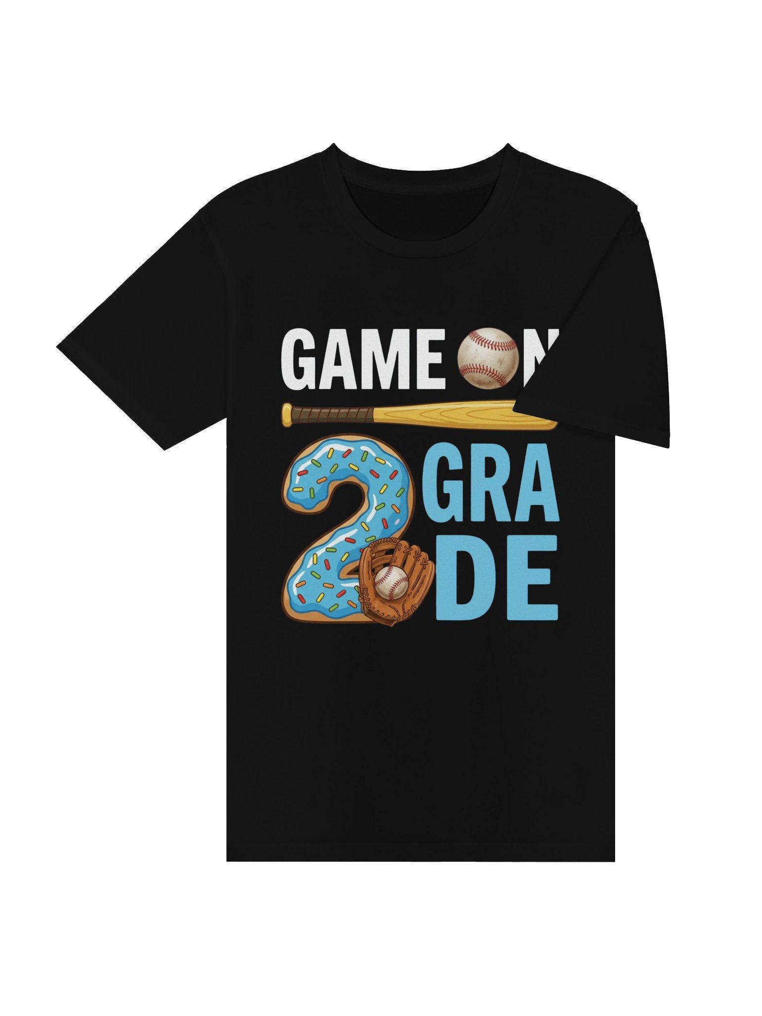2nd Grade Back to School Baseball Drip Ice Cream Game On T-Shirt product image (19)