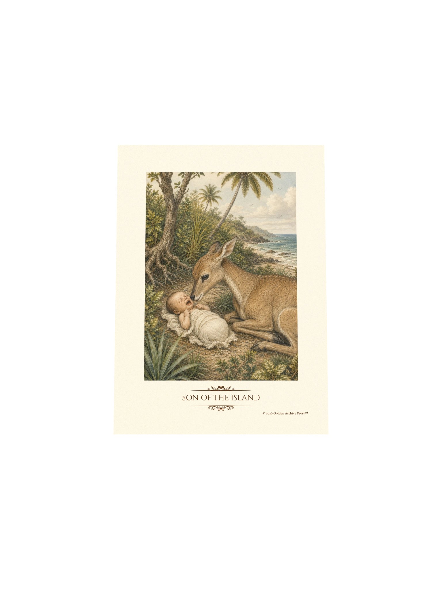Son of the Island — Naturalist Art Print (Baby and Gazelle) product image (29)