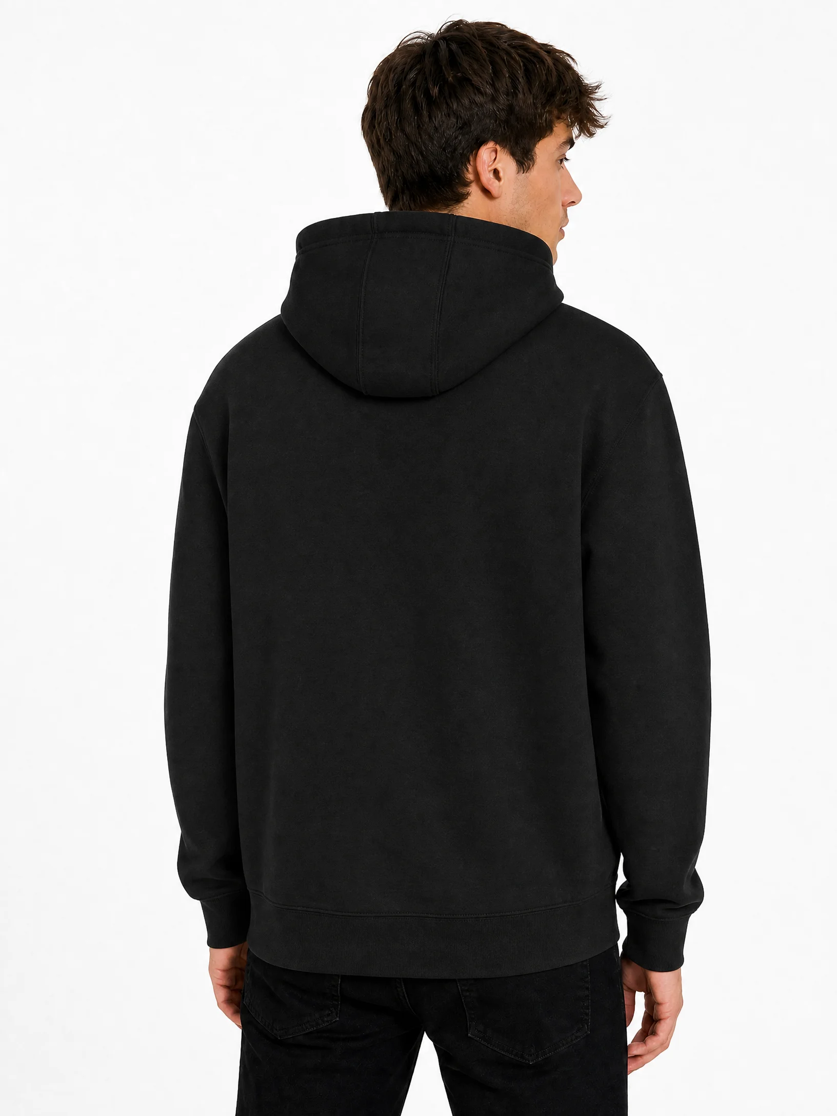 Moonlit Biscuits Black Cat Bakery Graphic Hoodie | Spooky Autumn Cat Sweatshirt product image (5)