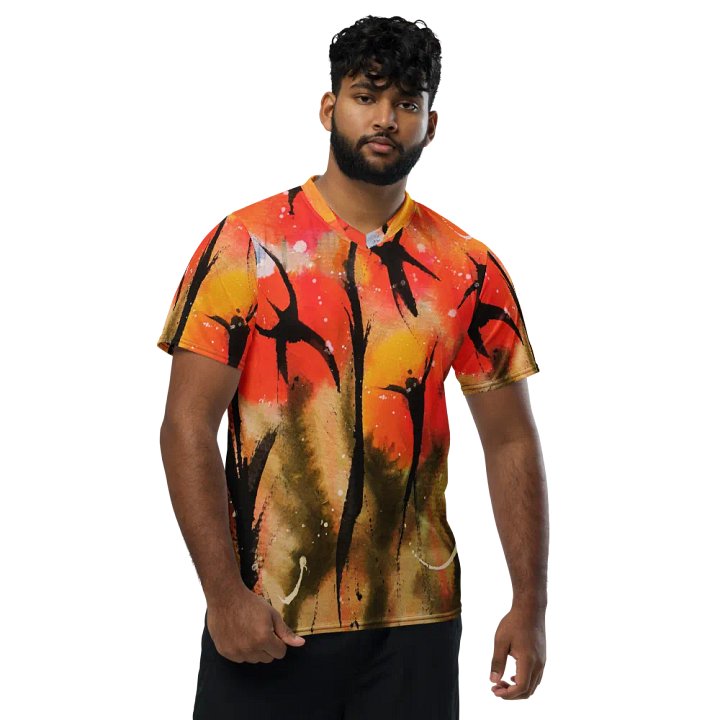 orginal abstract watercolour painting printed on tshirt product image (1)