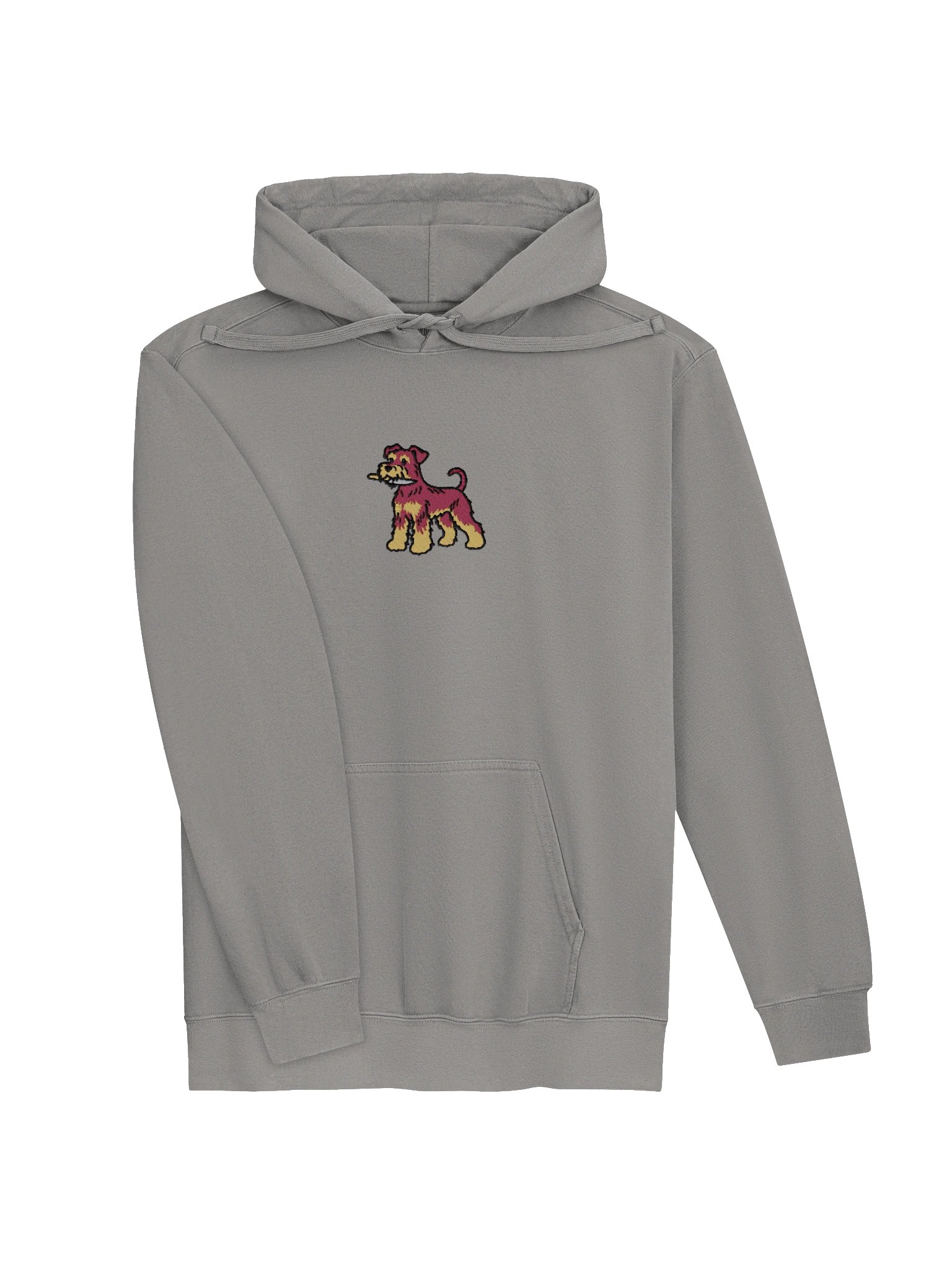 Funny Chibi-Style Miniature Schnauzer(Liver & Tan) Embroidered Premium Hoodie product image (35)