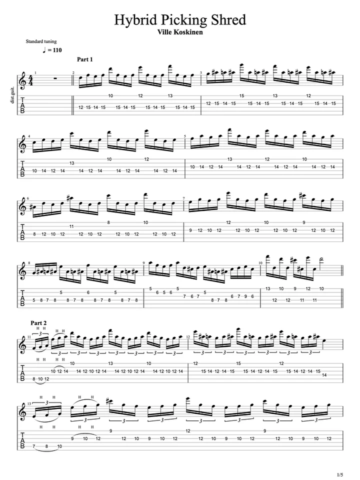 Hybrid Picking Shred (GP tab) product image (1)
