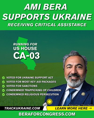 Democrat Ami Bera is running for reelection in California's 3rd Congressional District [CA-03] on November 3.

✅Voted for the...