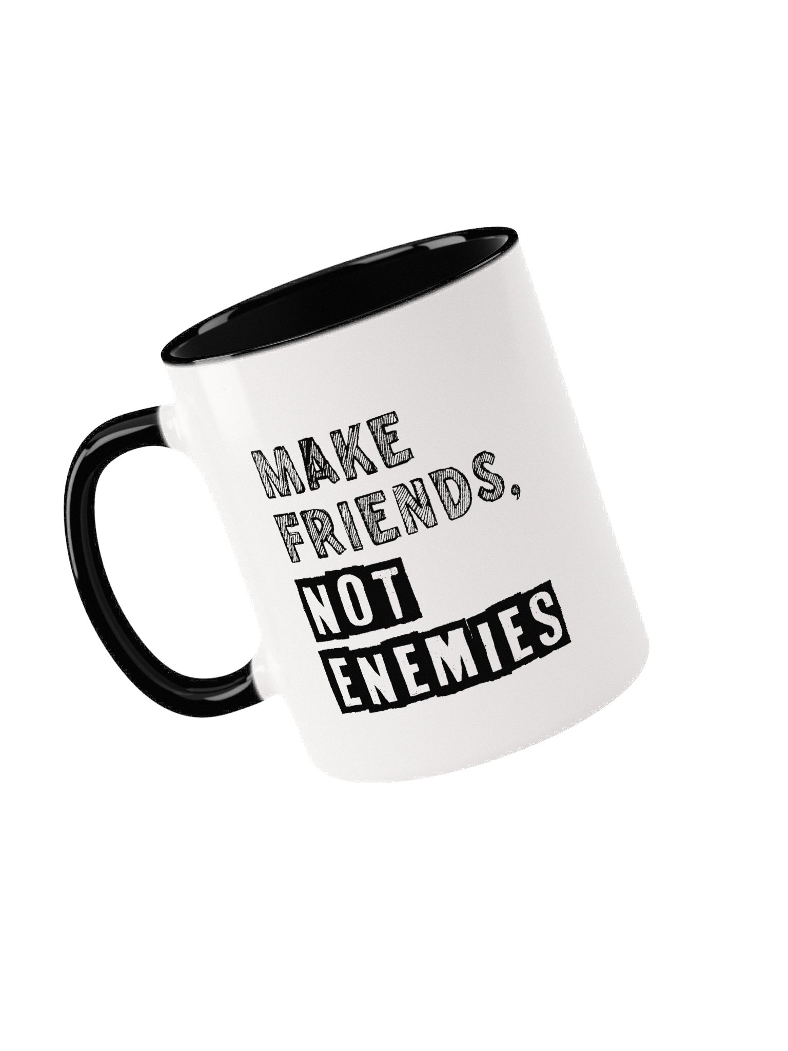 Make Friends Not Enemies Mug product image (1)