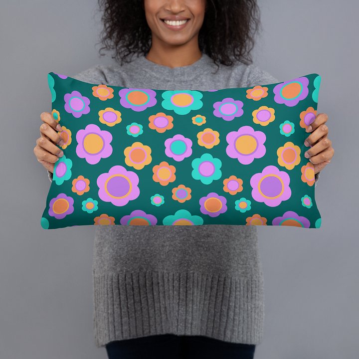 Party Time Flower Pillow product image (1)