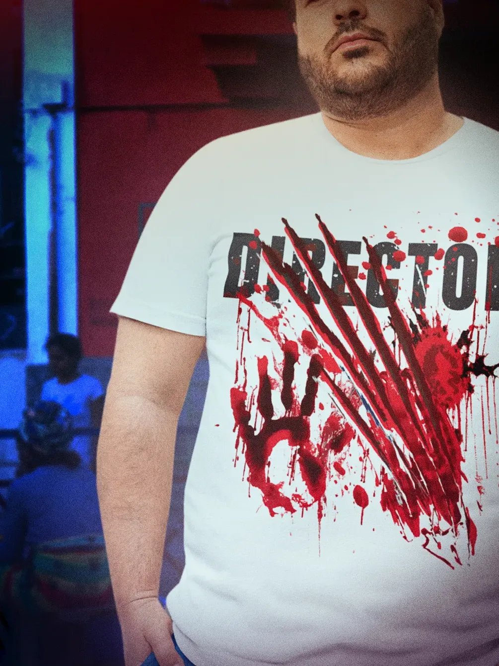 Director Bloody Shirt Horror Blood Splatter Blood Stained Halloween product image (2)