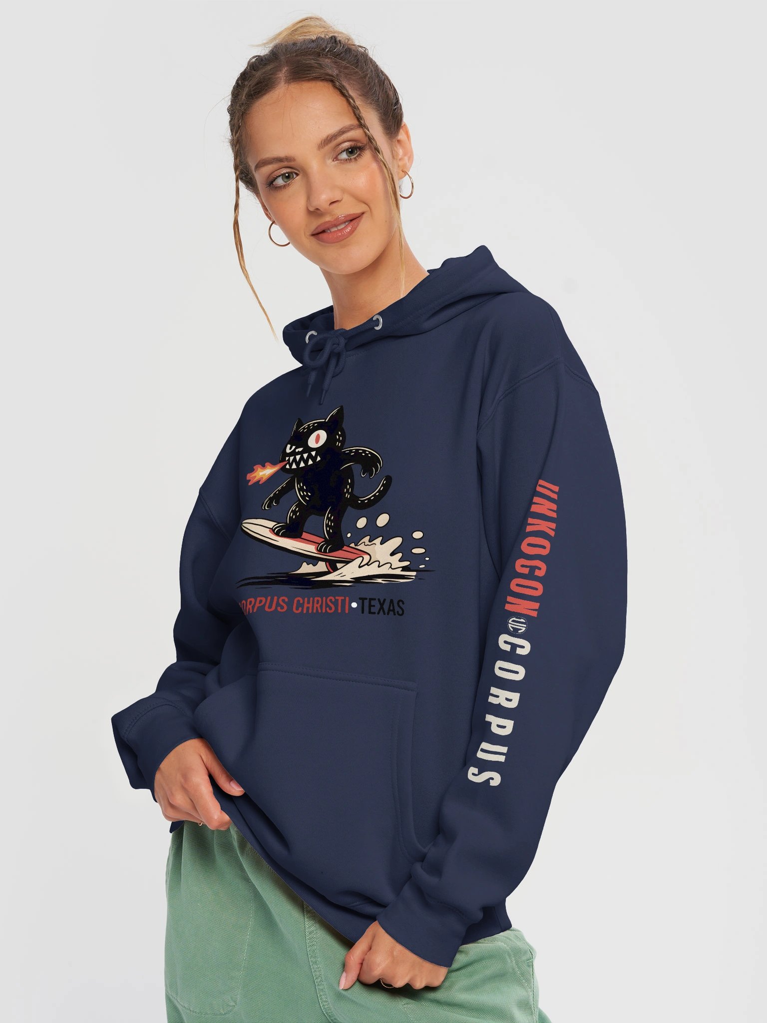 Corpus Christi Hoodie - Surfer Hoodie by UnkoCon product image (3)