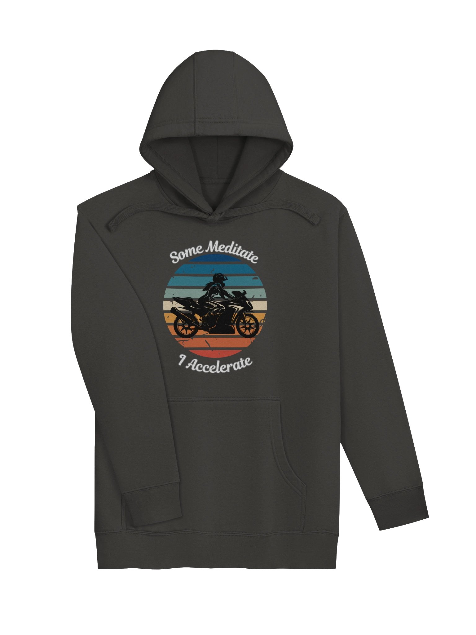 Some Meditate, I Accelerate Female Hoodie product image (3)