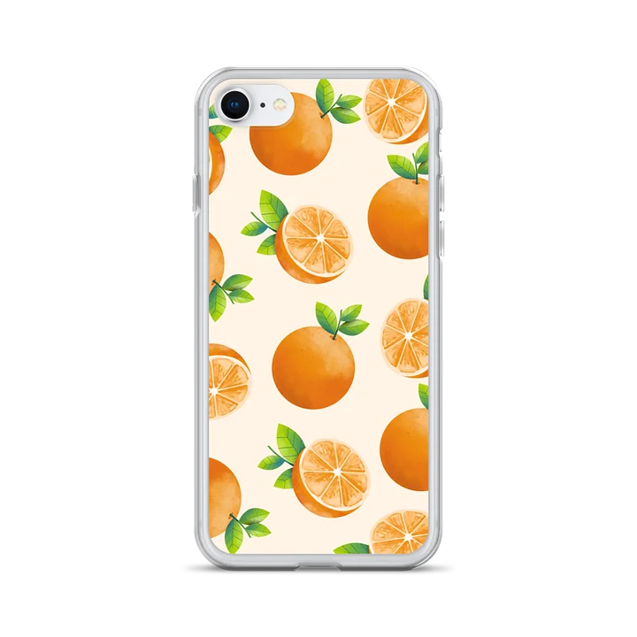 Citrus Tile Clear iPhone Case product image (28)
