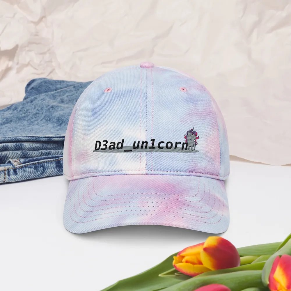 Unicorn logo Tie-Dye Dad Hat product image (11)