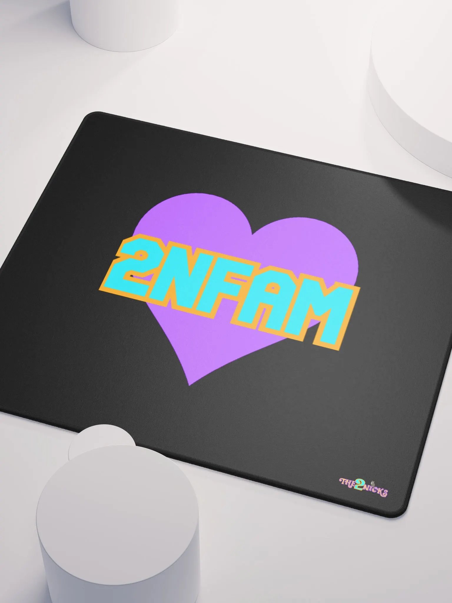 2NFAM Heart Gaming Mouse Pad (Black) product image (3)