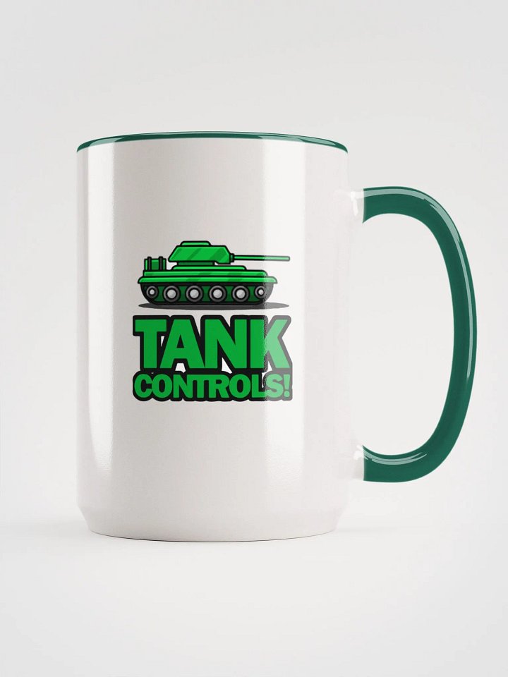 Tank Controls, Man! 15 oz Ceramic Mug product image (1)
