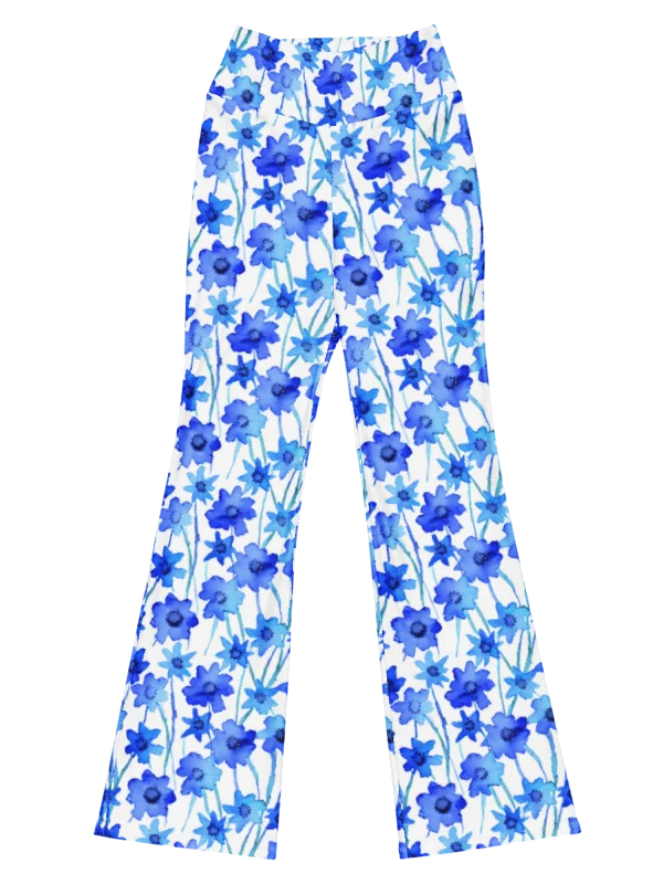 Blue Borage Flare Leggings product image (1)