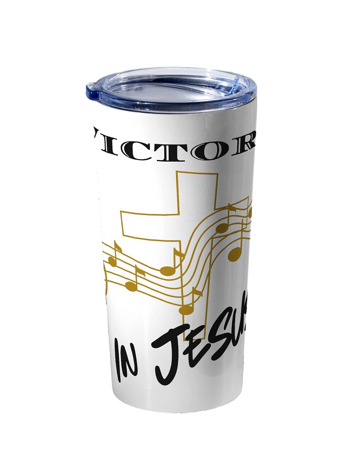 "Victory in Jesus" Musical Hymn 20oz Christian Travel Mug product image (2)