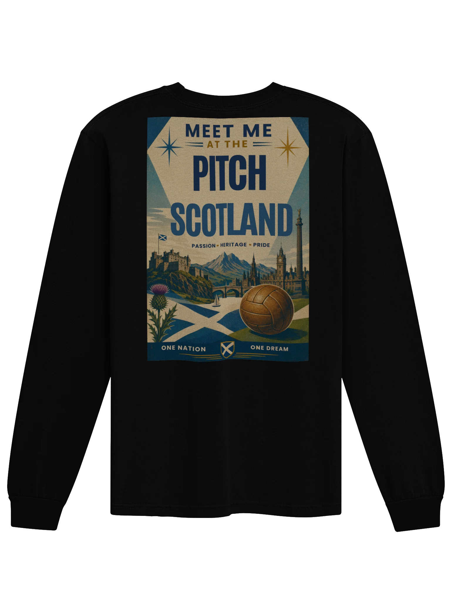 Comfort Color Scotland Soccer Long Sleeve Shirt product image (11)
