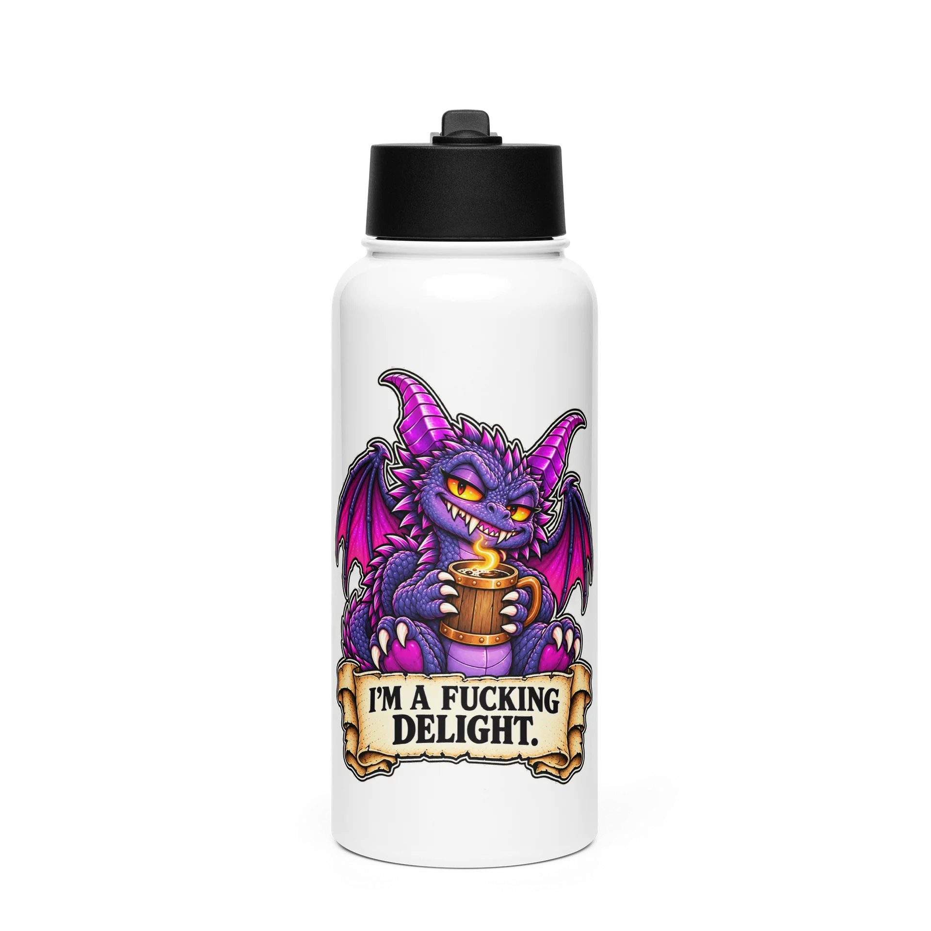 I’m a Fucking Delight — Draft Punk Stainless Steel Water Bottle