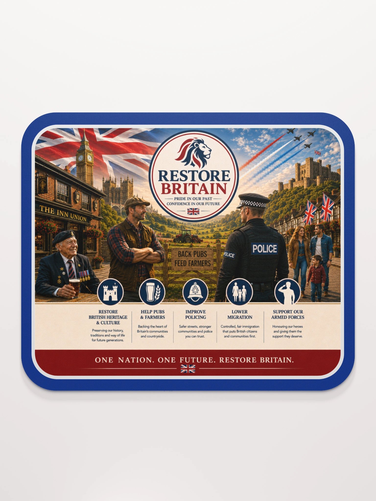 Restore Britain Campaign Mouse Pad product image (4)