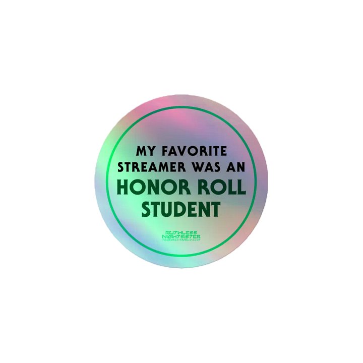 Honor Roll Student | Holo Sticker product image (1)