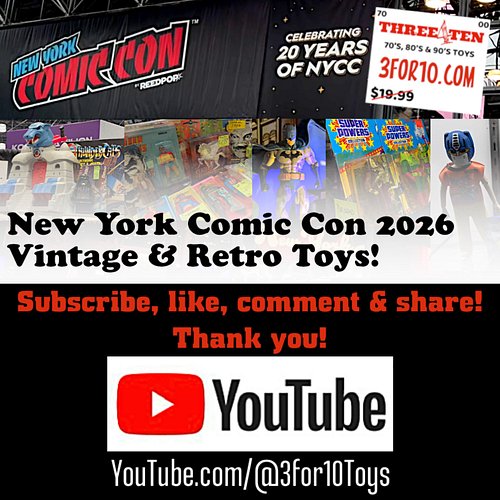 New York Comic Con 2026 - Vintage Toys Video Walkthrough! (and some retro-modern toys too)

****LINK IN BIO****

Ready to see...