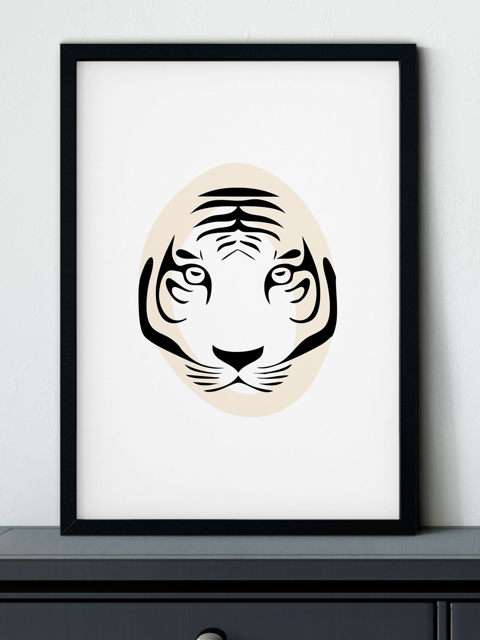 The Watcher - Minimalist Tiger Print product image (33)