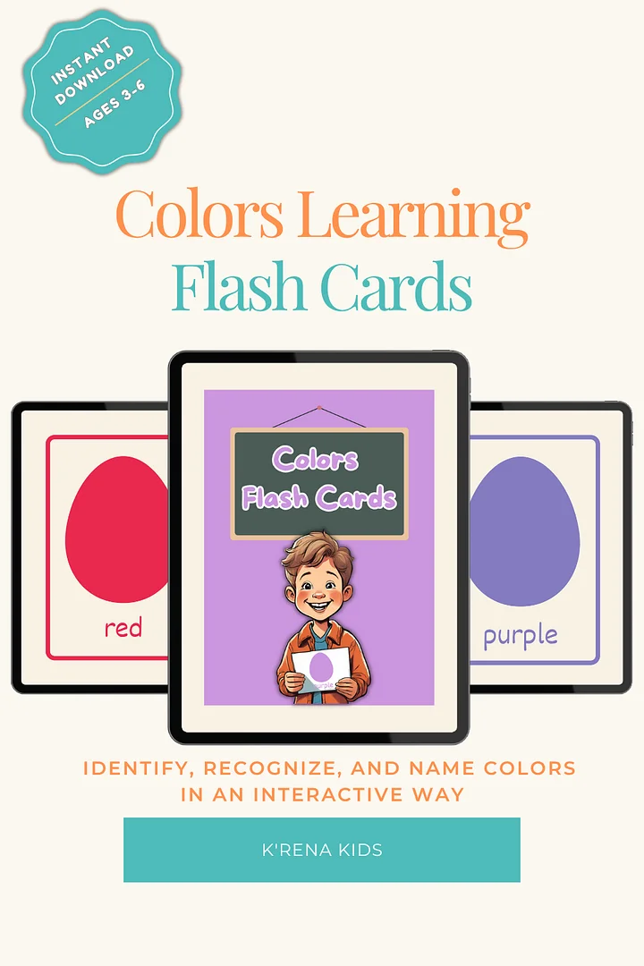 Digital Colors Flash Cards product image (1)