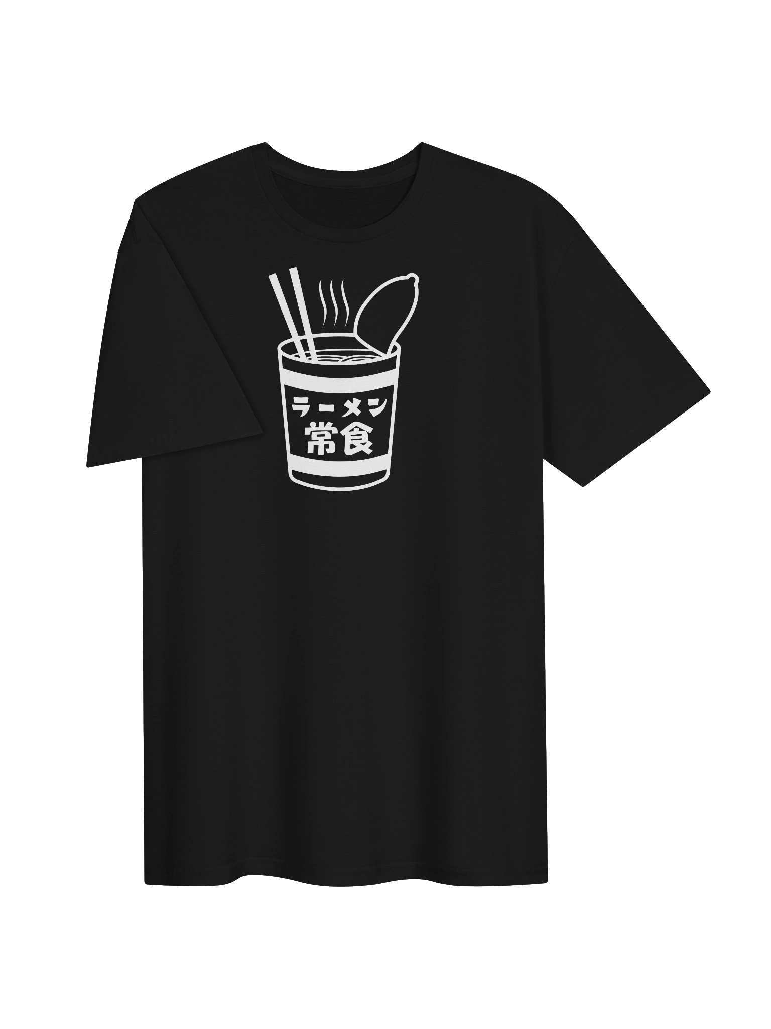 Ramen, Daily Food (White Print) - Unisex Adult Super Soft Lightweight T-shirt product image (2)